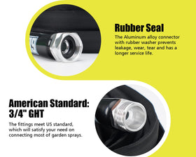 6699 garden hose 50ft kink-resistant layout for smooth watering