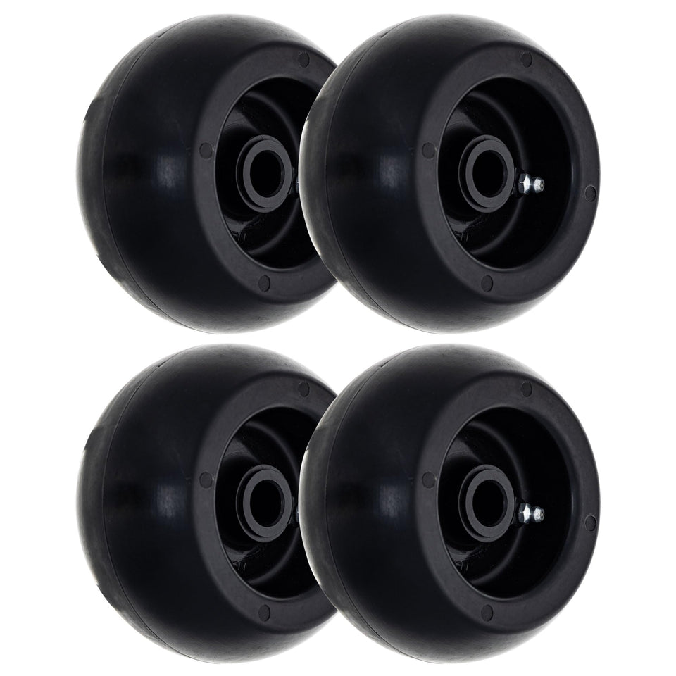 8TEN deck wheel Kubota RCK54-23BX close-up improves stability on uneven ground