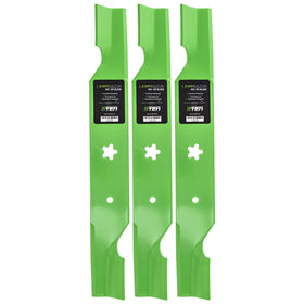 8TEN LawnRAZOR blade set for 54-inch decks with notched high-lift design.