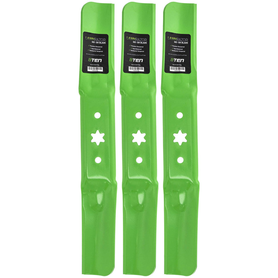 8TEN LawnRAZOR blade set in box for precise 54-inch deck fit