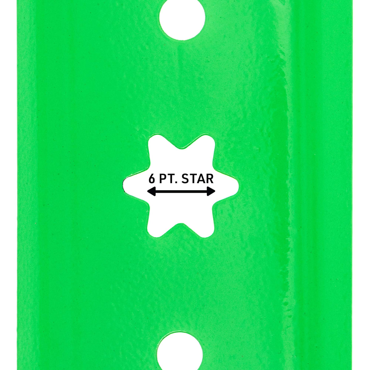 8TEN LawnRAZOR blade set notched-high-lift view suggests enhanced debris clearance.
