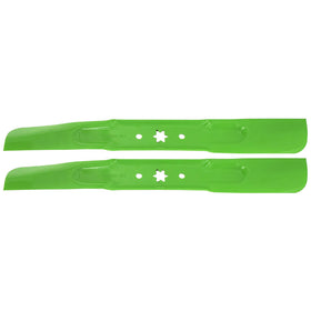 8TEN LawnRAZOR high-lift blade profile enhances lift and mulching during mowing