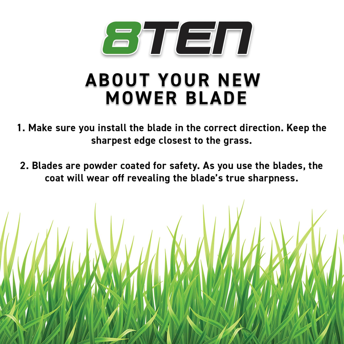 8TEN LawnRAZOR mower in use on a 60-inch Gravely deck