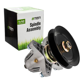 8TEN spindle height 6-7/8 inches provides clearance and stability