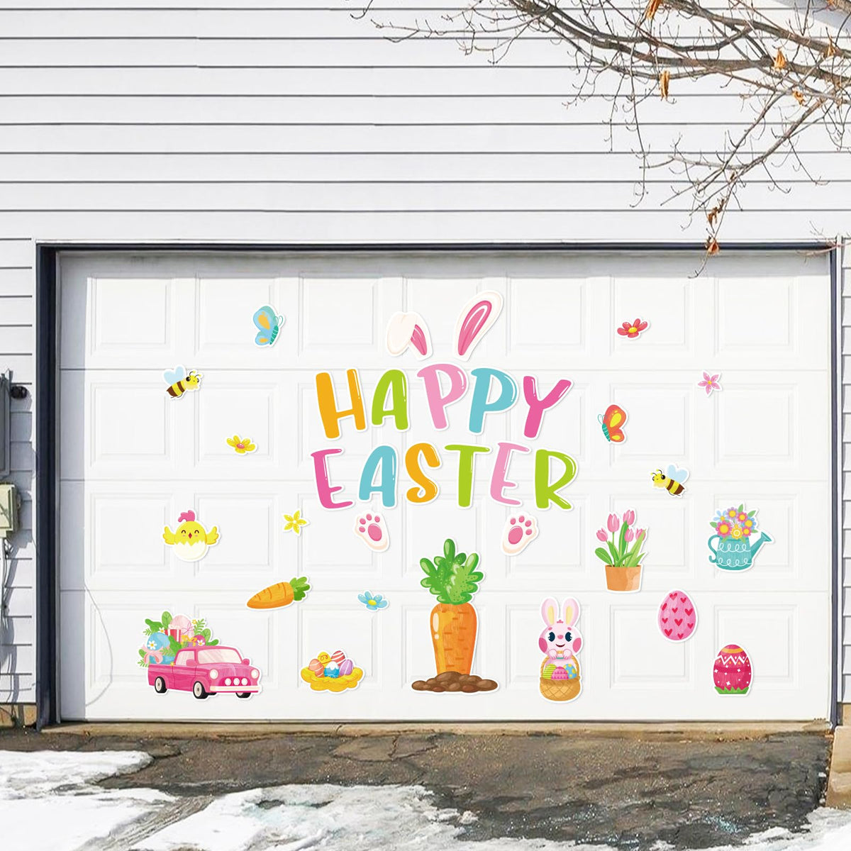 90shine reusable Easter magnets attach magnetically and remove cleanly