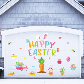 90shine Easter magnets with flowers and bunnies add seasonal charm to metal surfaces