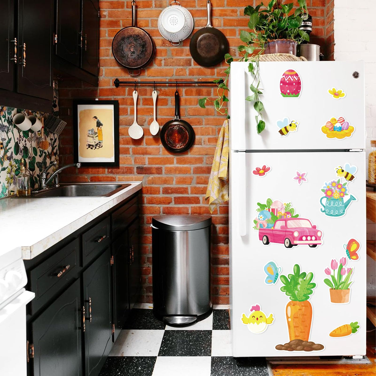 90shine Easter magnets featuring a playful truck design for outdoor decor