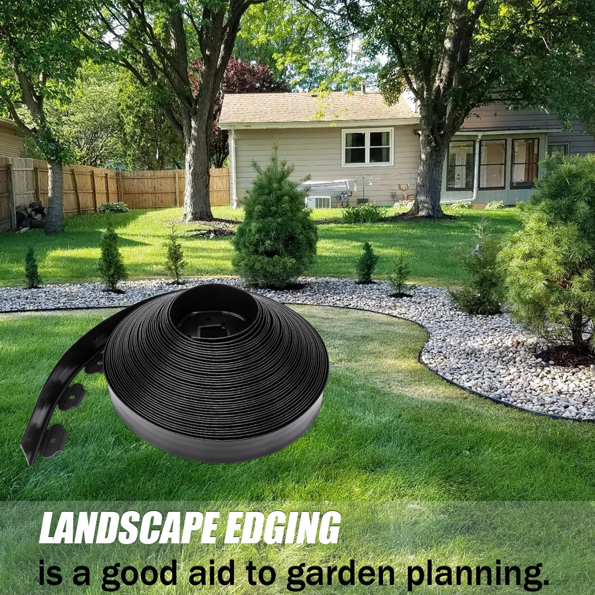 9th SHOP flower bed edging highlights precise, customizable borders