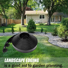 9th SHOP flower bed edging highlights precise, customizable borders