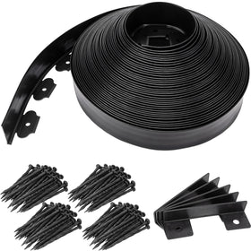 9TH SHOP landscape edging 2.5-inch tall black roll for durable borders.