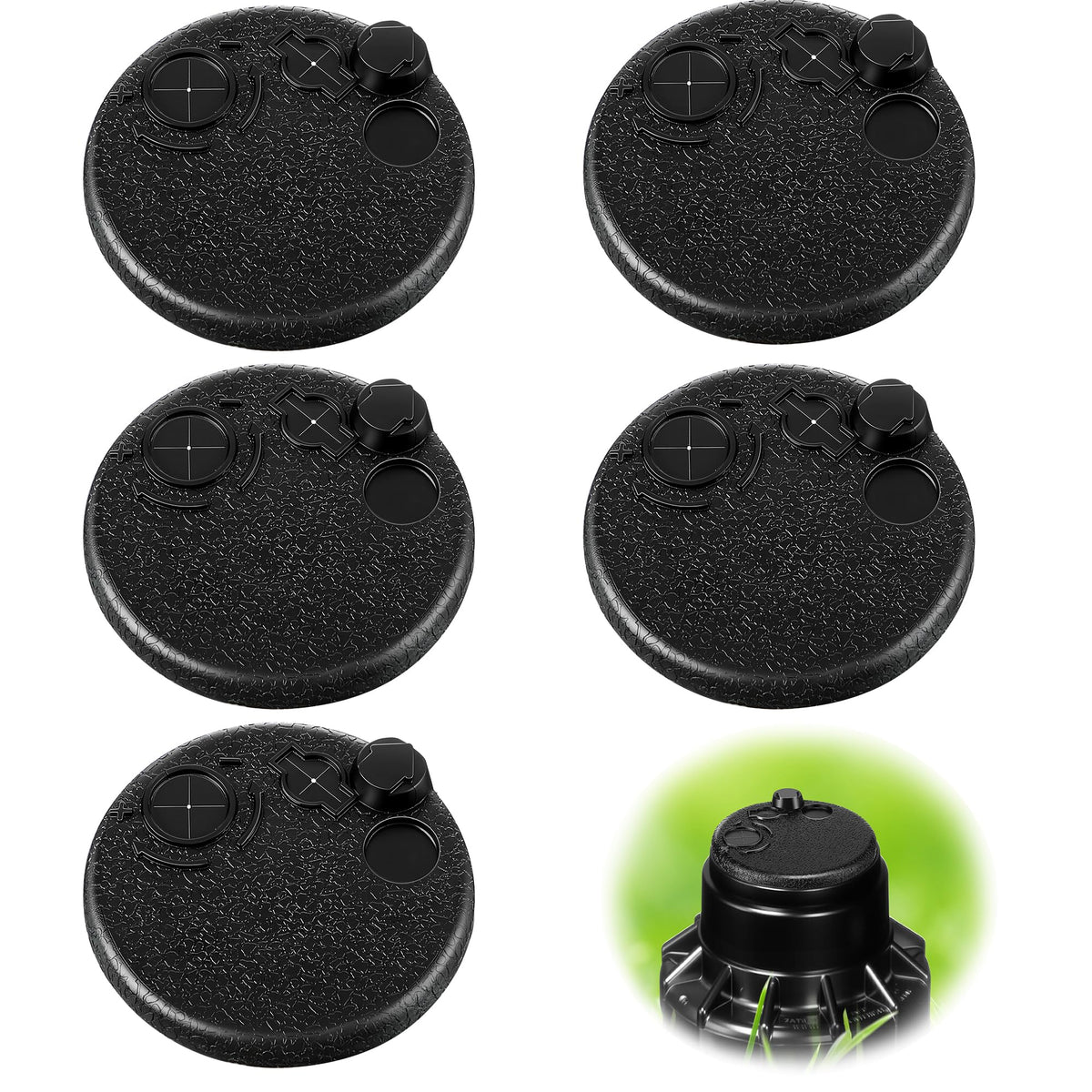 Gulfmew sprinkler cap compatible with Hunter PGP for secure fit and reliable operation