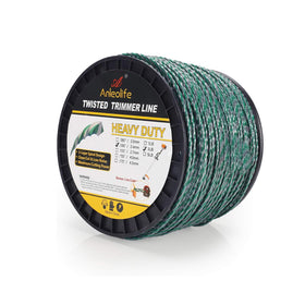 A ANLEOLIFE 3-pound twisted line spool for durable trimming and cleaner cuts.