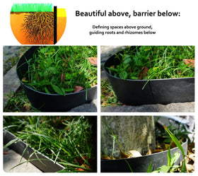 A ANLEOLIFE anti-UV plastic edging resists sun exposure