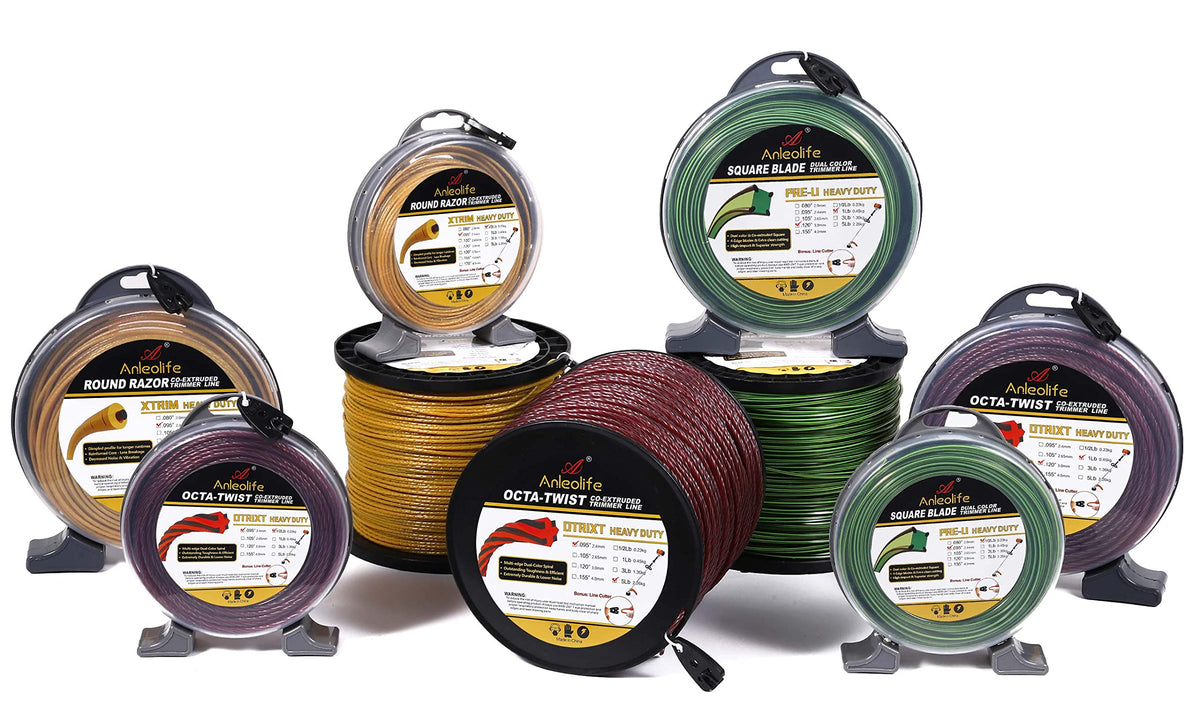 ANLEOLIFE octa-twist line minimizes downtime between refills.
