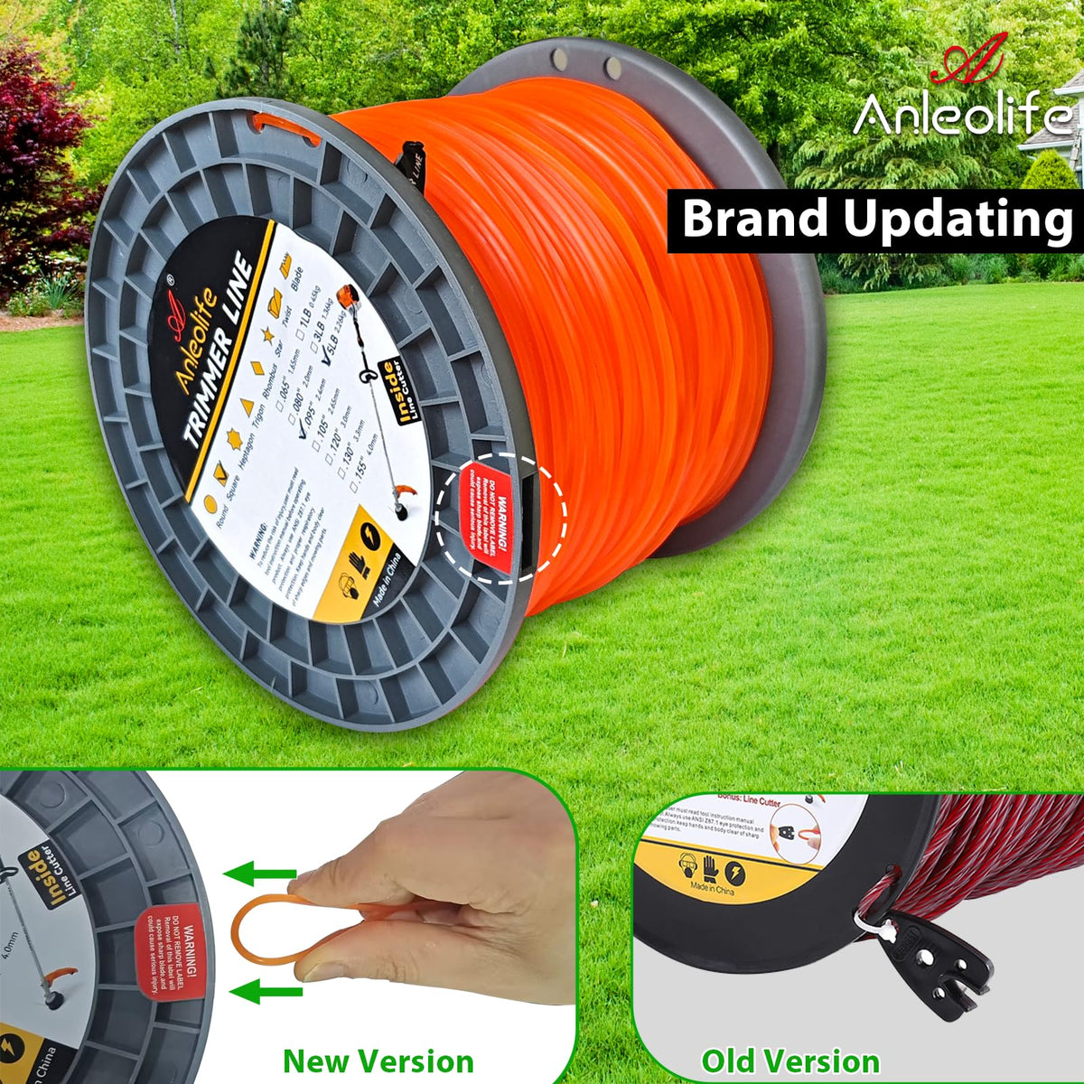 A ANLEOLIFE compatibility graphic indicates easy replacement with major brands