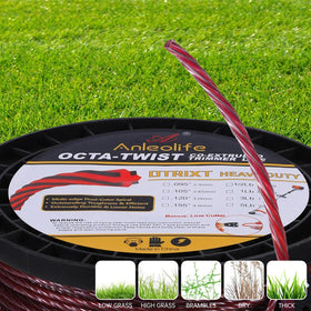 A ANLEOLIFE octa-twist efficiency on line reduces vibration during trimming.