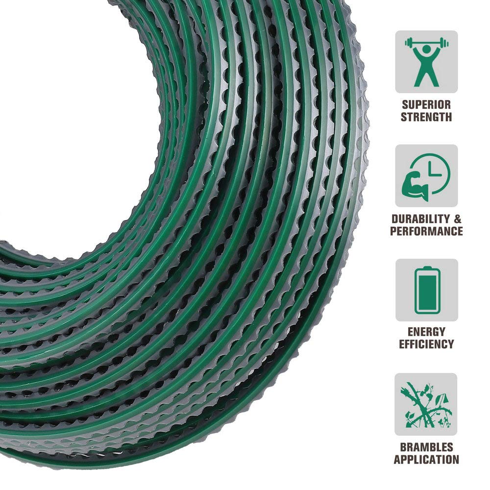 A ANLEOLIFE heavy-duty line displayed on a donut spool for walk-behind mowers.