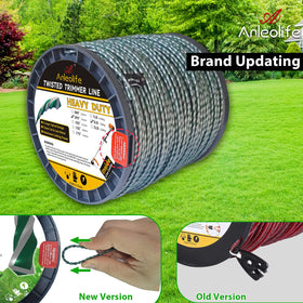 A ANLEOLIFE heavy-duty line on spool ready for tough brush and thick grass trimming.