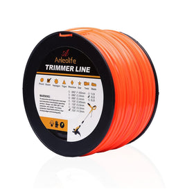 A ANLEOLIFE orange spool trimmer line for quick weed cutting