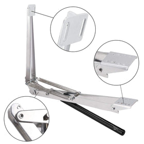 A ANLEOLIFE Vent-opener mounted on polycarbonate panel enables simple installation.