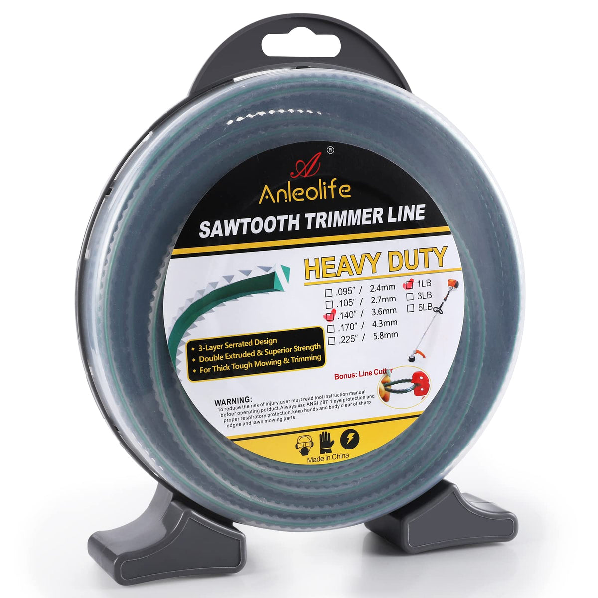 A ANLEOLIFE sawtooth donut line with dual-core design for quick trimming.