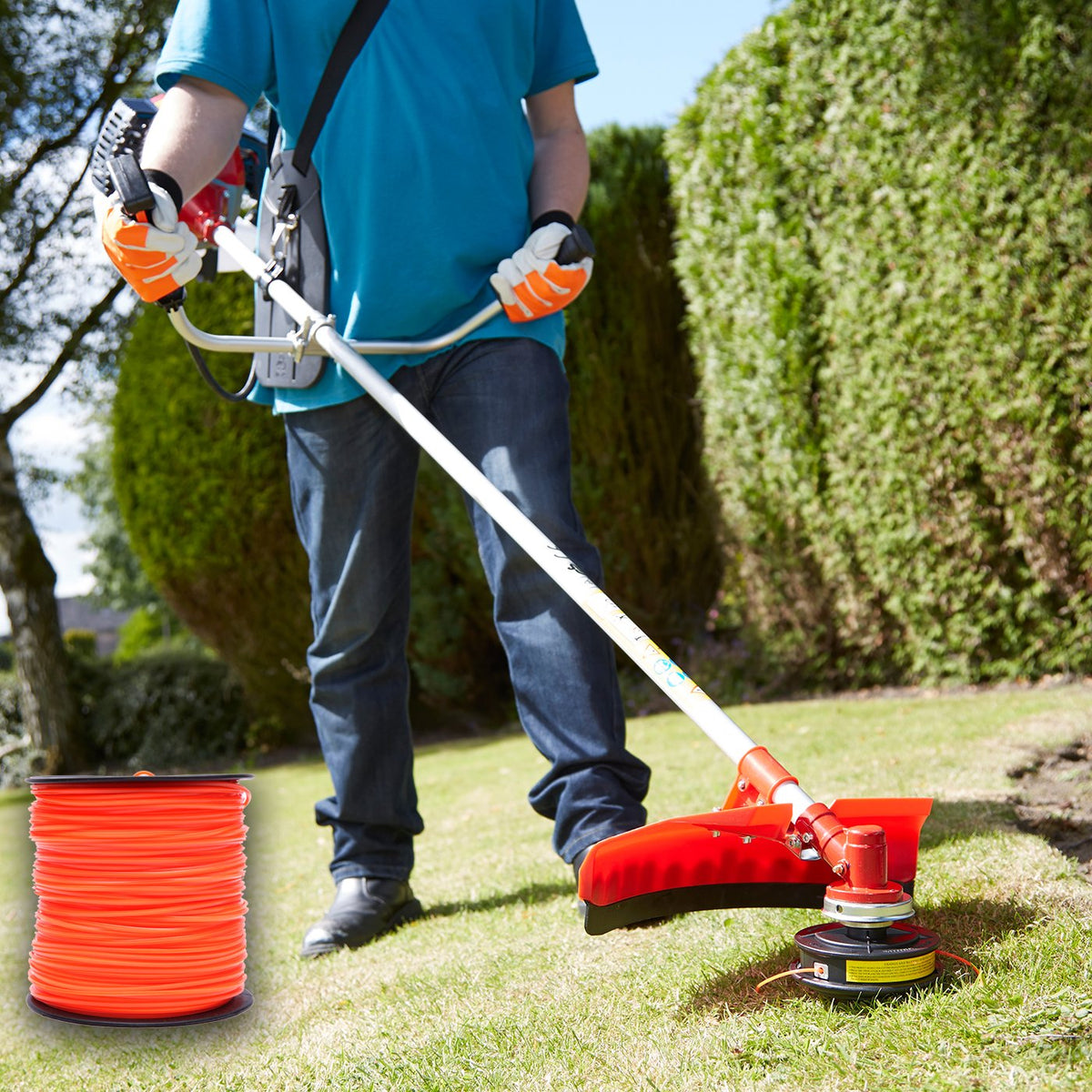 Universal replacement line for most gas and electric trimmers from major brands.