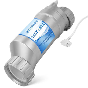 A-Outsanding T-15 salt cell front view for Hayward compatibility and easy replacement.