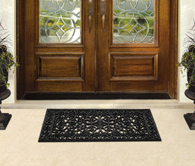 A1 Home Collections multi-purpose rubber mat for indoor or outdoor entryways.