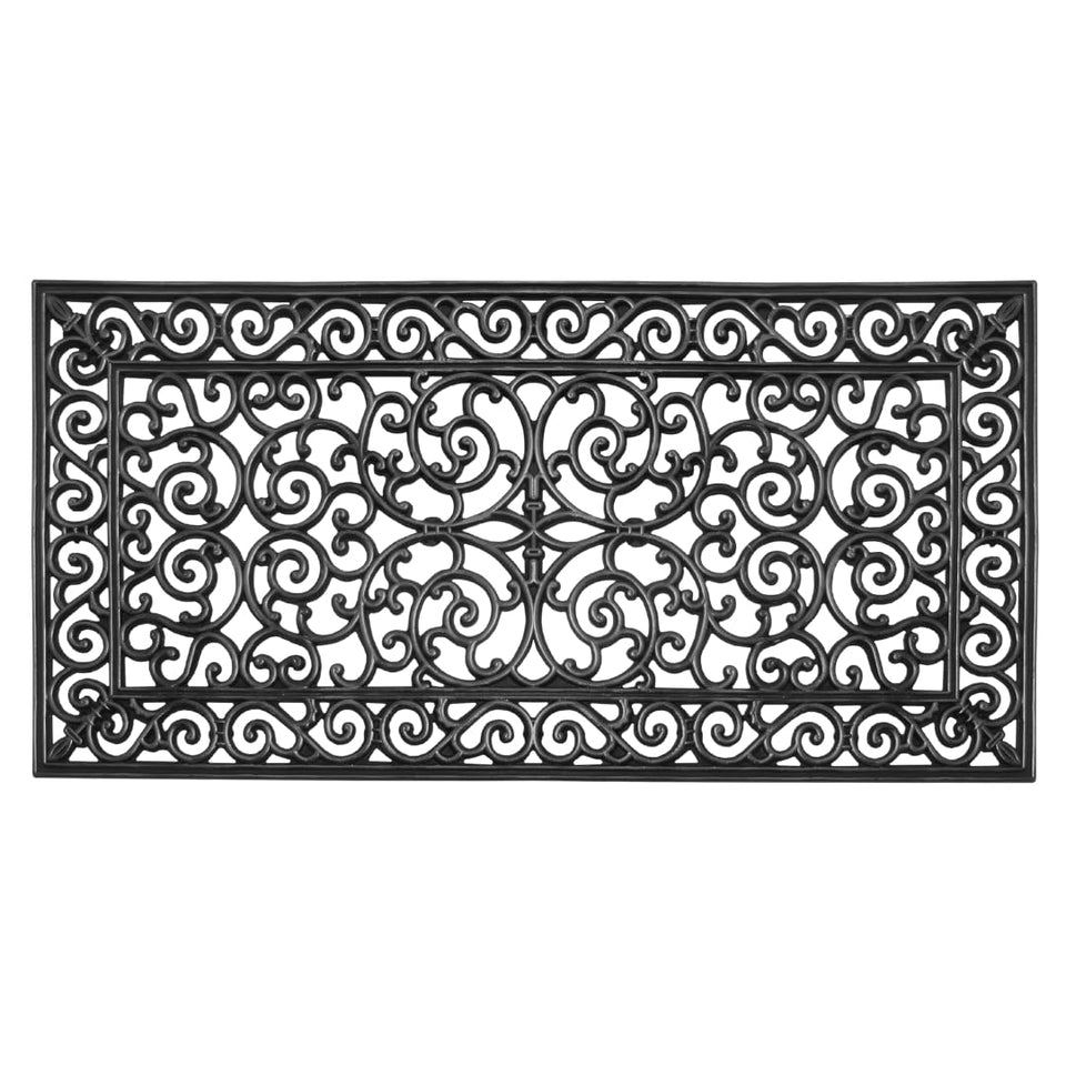A1 Home Collections natural rubber doormat 24x48-inch for rugged outdoor use and easy cleaning.