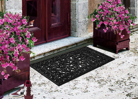 A1 Home Collections wide-door mat suits double entryways and large thresholds.