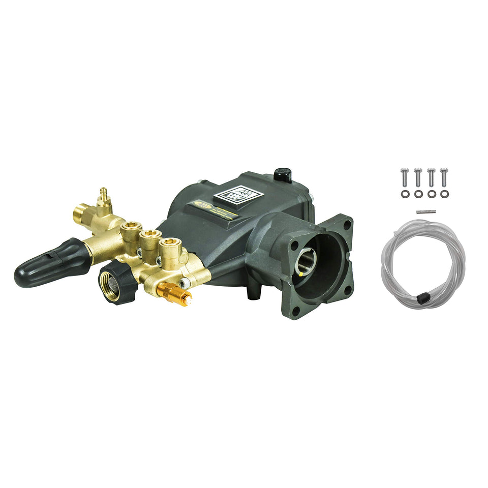 AAA Triplex pump 3700 PSI sight glass enables quick oil checks and monitoring.