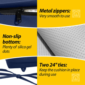 AAAAAcessories cushion foam with high resilience provides soft support.