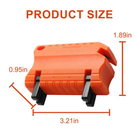 AAAQQ roller blade sharpening arm guides the curve for consistent results.