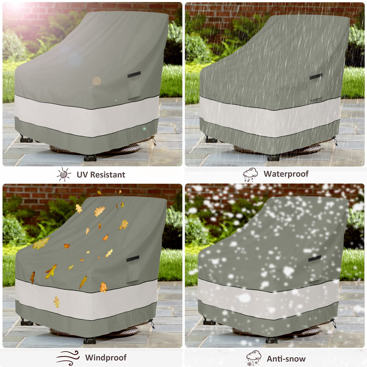 Ventilation reduces condensation for dry, protected furniture