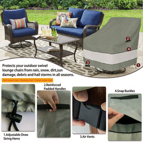 Tear-resistant coating guards chairs from sun and wear