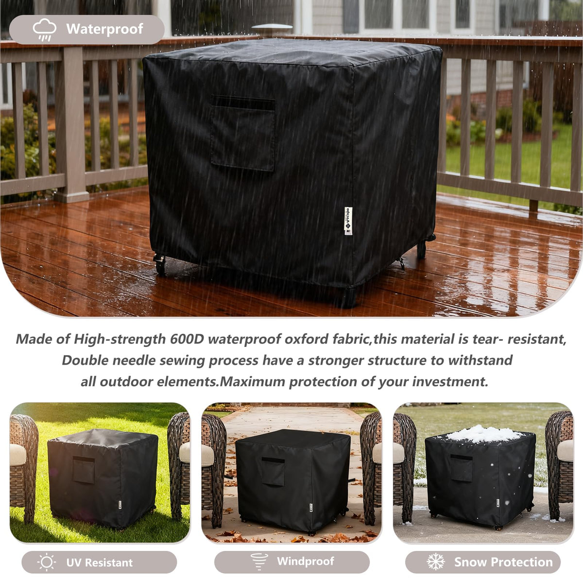 Aacabo drawstring adjustment ensures snug fit