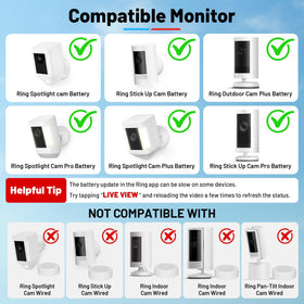 Aaeytby adjustable wall mount with 360-degree rotation for Ring Cam