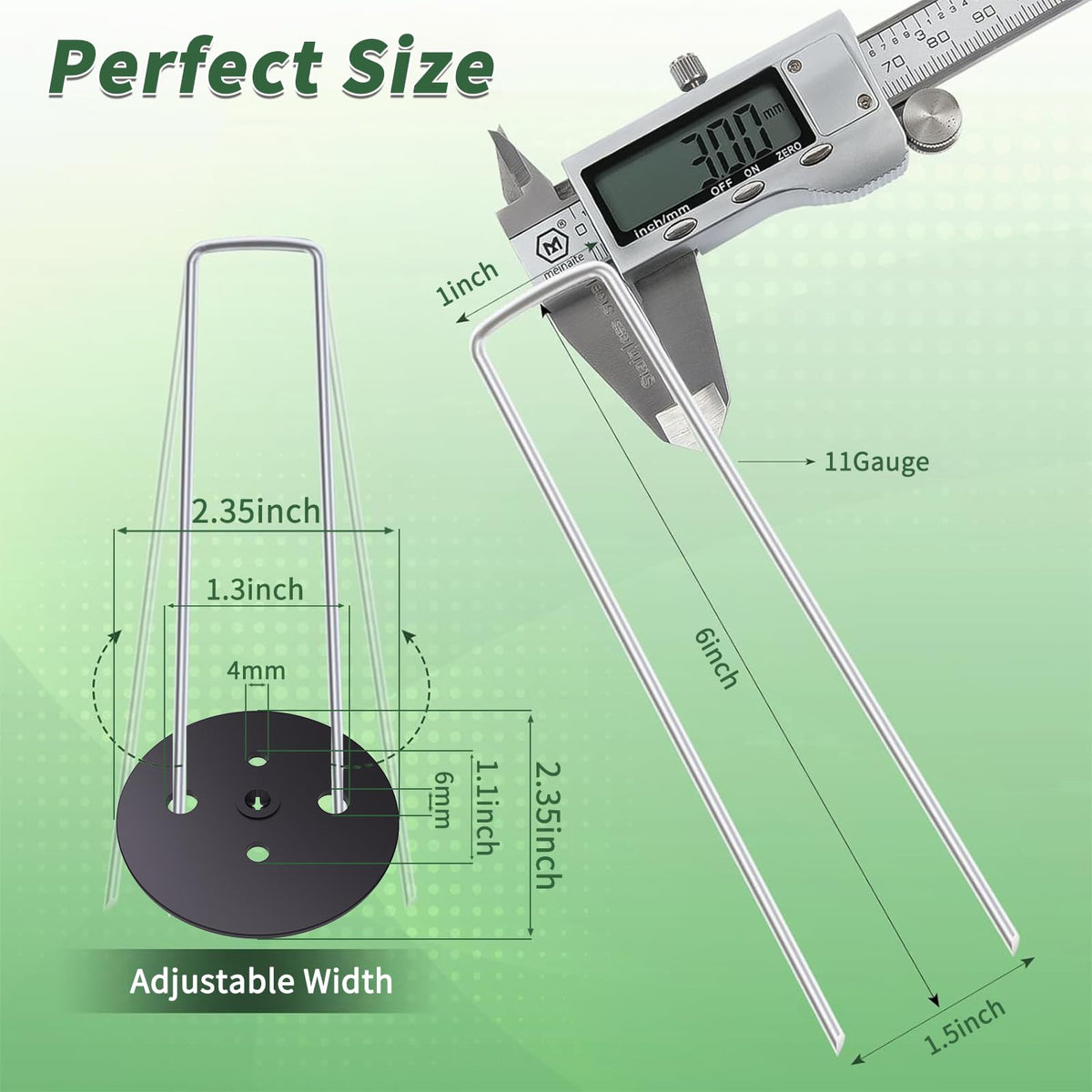AAGUT staples with gasket washers ready for precise spacing and visibility