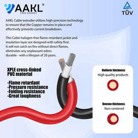 Package includes extra connectors for flexible two-wire assembly