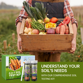 AAwipes outdoor garden use features versatile testing for lawns and vegetable beds.