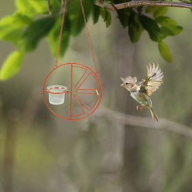 Abaodam easy-clean glass feeder cup for quick maintenance.