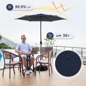 Abba Patio Lyon canopy with reinforced ribs highlights durability and wind resistance.