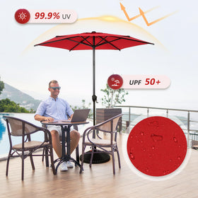 Abba Patio Lyon reinforced-ribs deliver durable wind resistance.