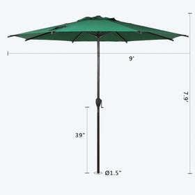 Abba Patio Lyon umbrella tilt-button for customizable sun protection