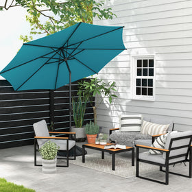 Abba Patio Lyon umbrella with UV-protection canopy for sunny days