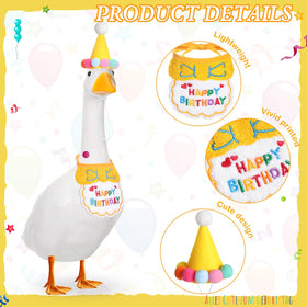 Abbylike birthday bandana for goose creates cute celebration accents.