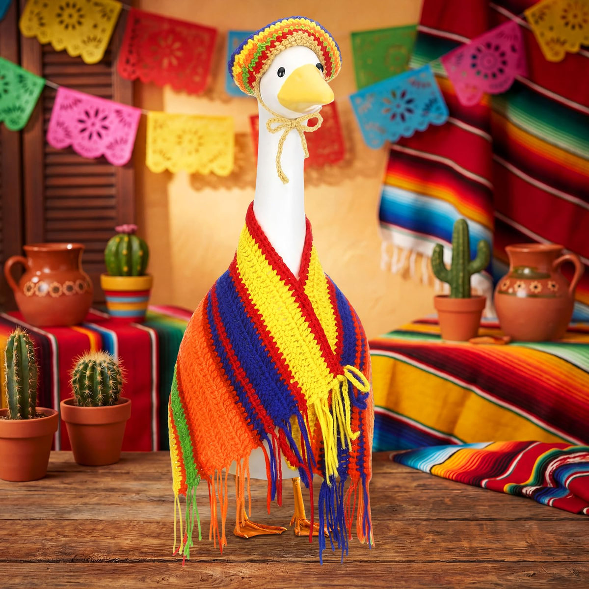 Yellow Abbylike accessory set with tassel improves celebratory garden scenes