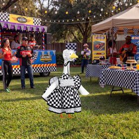 Abbylike goose costume fabric detail shows quality material and easy wear.