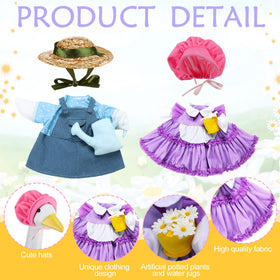 Abbylike goose costume with hat and accessories for spring decor