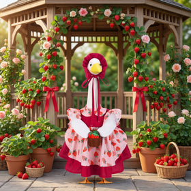 Abbylike versatile goose costume for indoor or outdoor display.